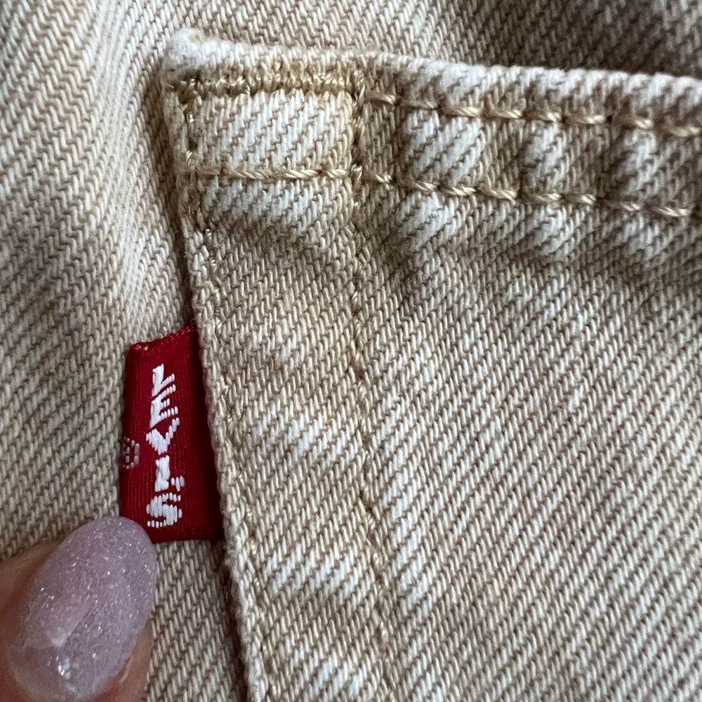 Capital E 501 LEVIS, Both Women’s/Men's Tan Jeans - Picture 8 of 13